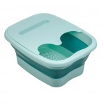 Cadita pliabila pentru pedichiura din plastic cu silicon , Cod MJ 1235885 Turcoaz